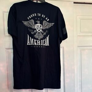 NWOT Mens Shield Republic T shirt
